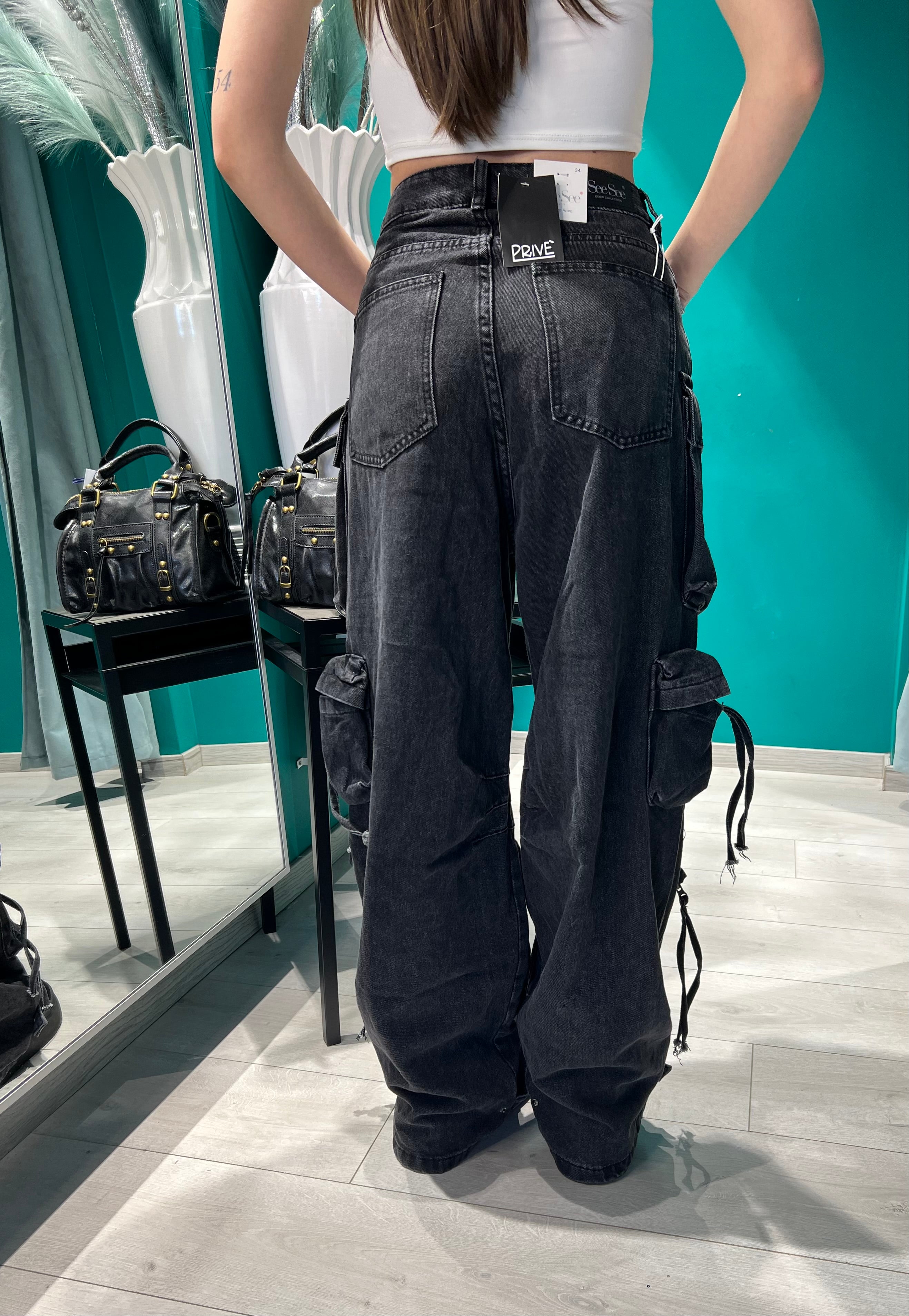 00658 jeans cargo
